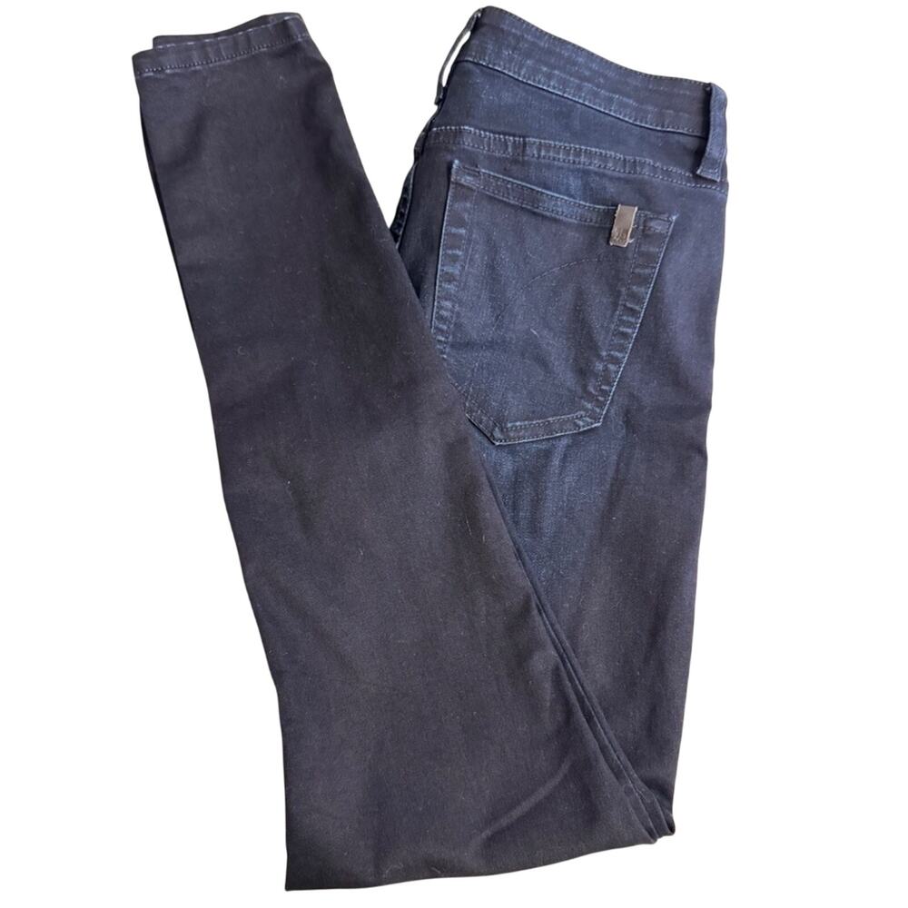 Joe's Jeans skinny jeans dark blue stretch denim whiskering  Sz 4 / 27
